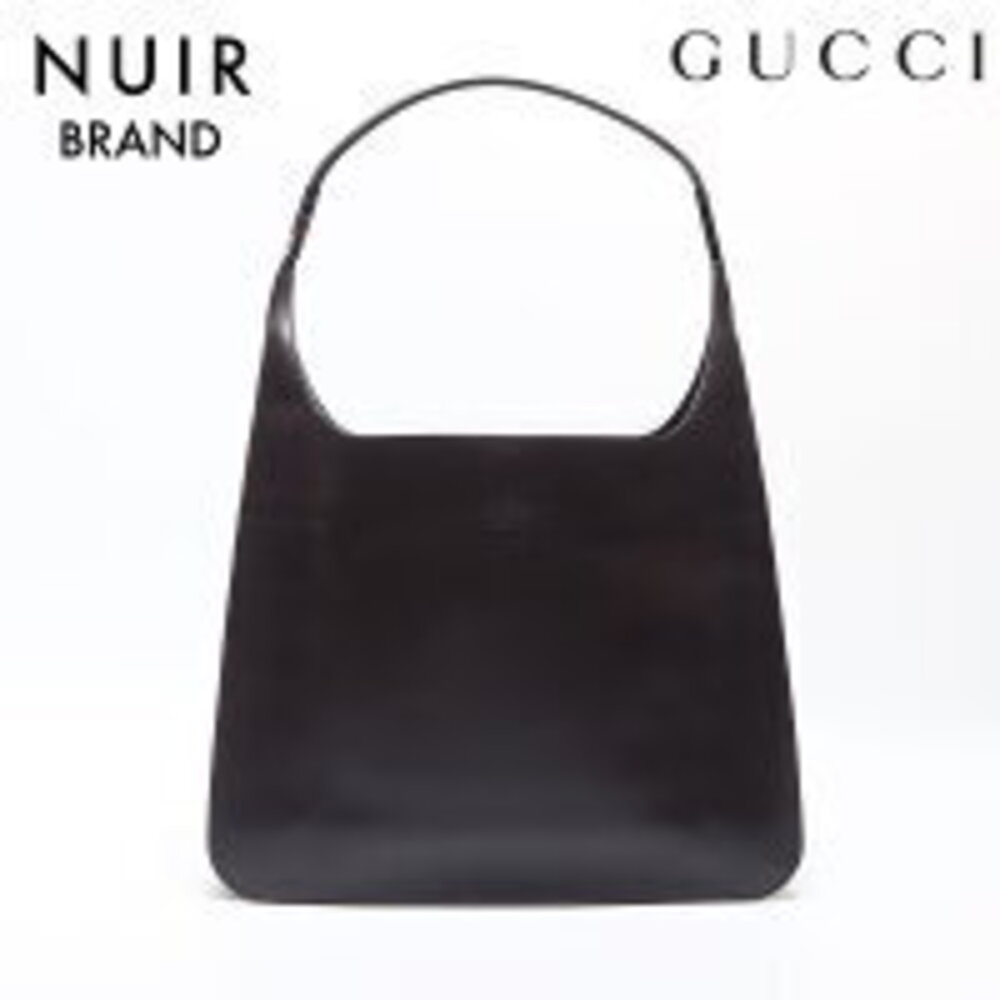 Gucci One Shoulder Hobo Leather Shoulder Bag Bordeaux Red